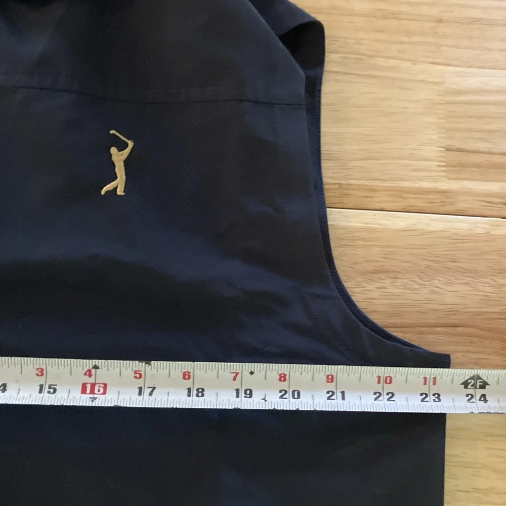 Cutter & Buck Blue Golf Vest Mens Size M Golf Charter Eco Vest Water Resistant
